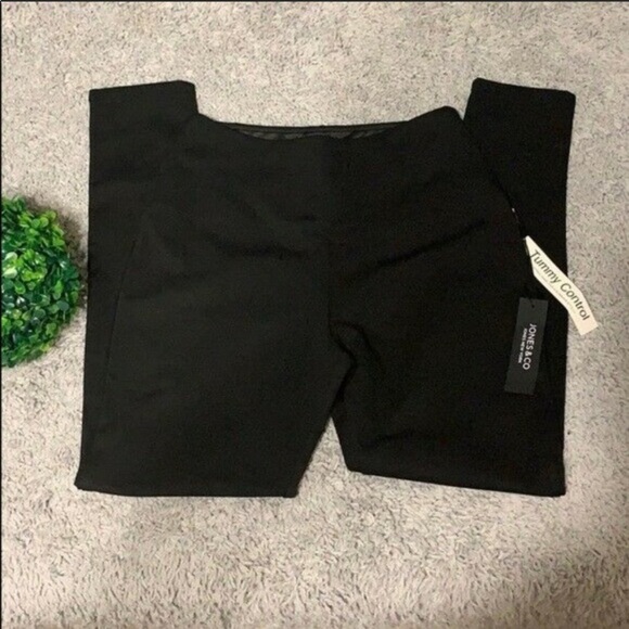 Jones New York Tummy Control Black Leggings Slim S - Picture 3 of 6